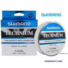 Леска монофильная Shimano Technium размотка 200м тёмно-серая